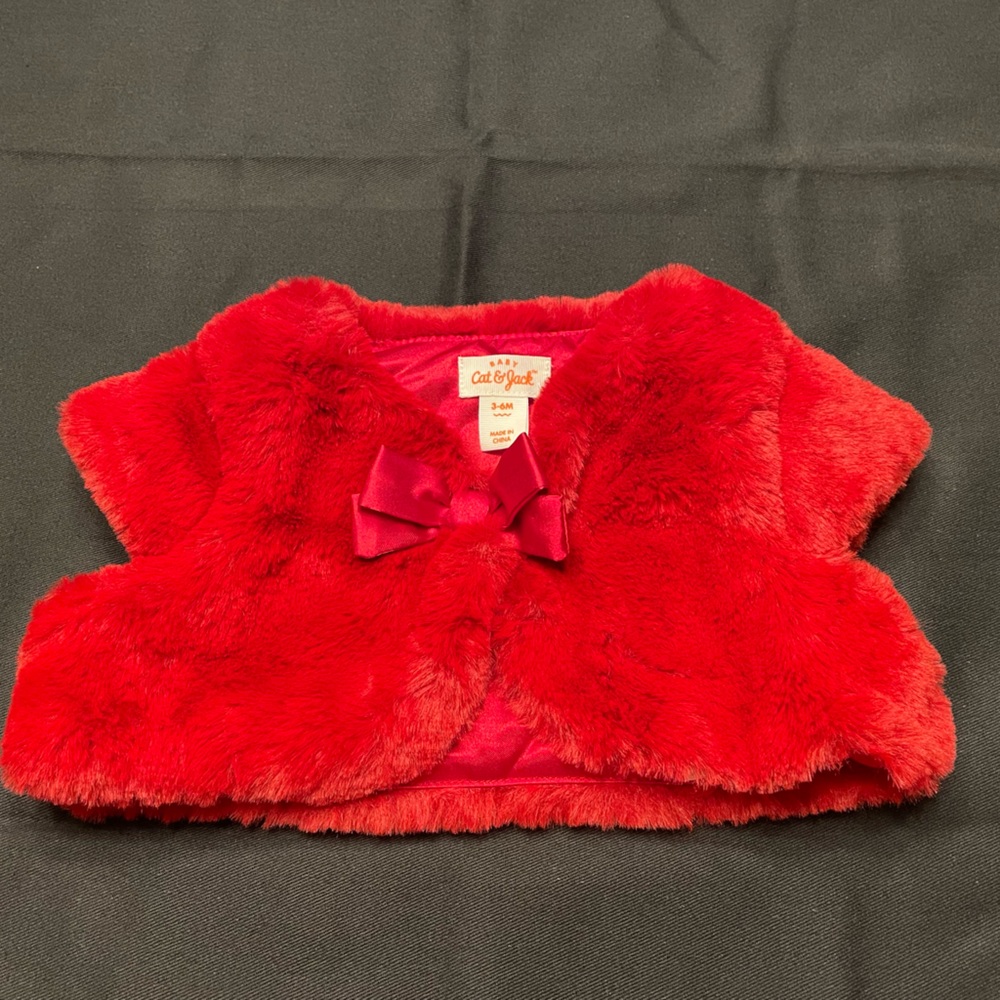 Cute Red Half Vest